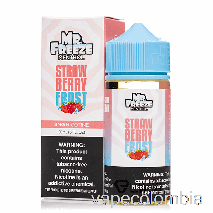 Vape Desechable Fresa Frost - Mr Frozen - 100ml 0mg